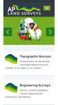 Mobile Screenshot of aplandsurveys.com